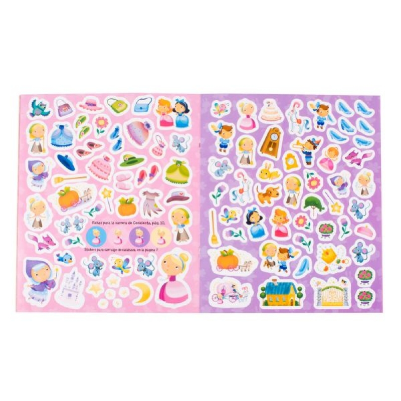 Cuentos de Hadas, pack de stickers y actividades