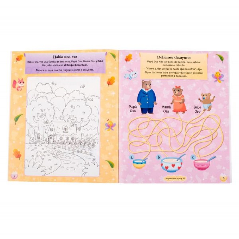Cuentos de Hadas, pack de stickers y actividades