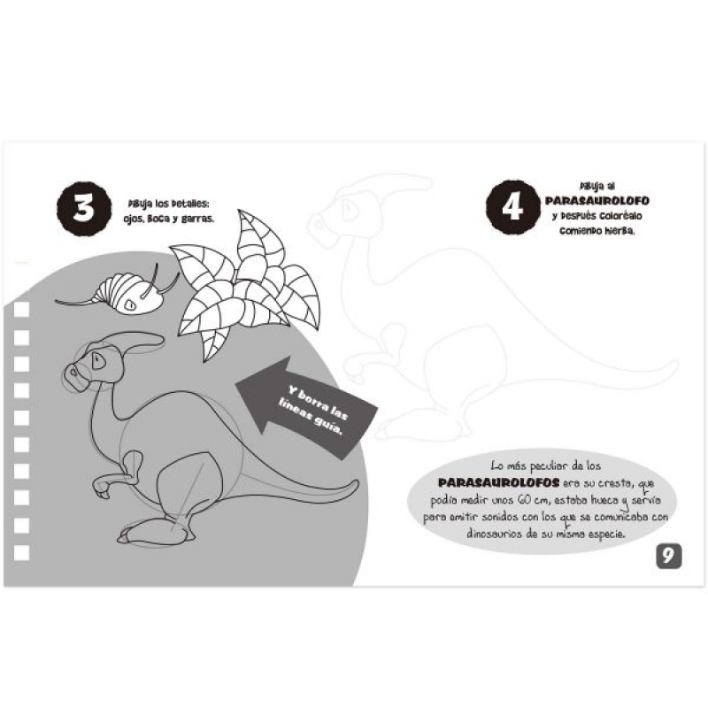Dinosaurios Dibujo Paso A Paso