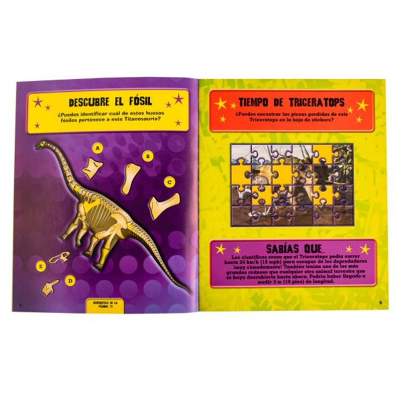 Asombroso Libro de Stickers y Actividades